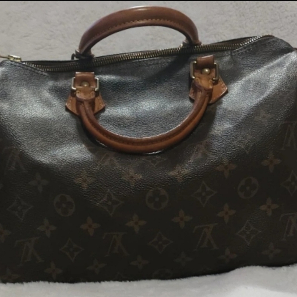 Louis Vuitton Dark Brown Monogram Travel Bag